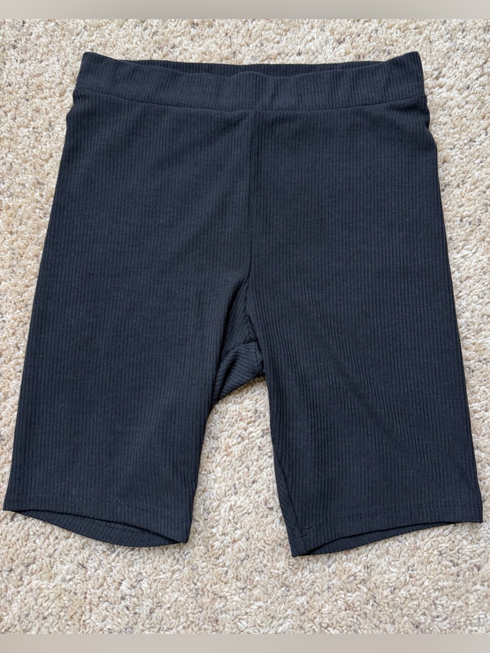 Dressed in LALA Black Ribbed Bike Shorts